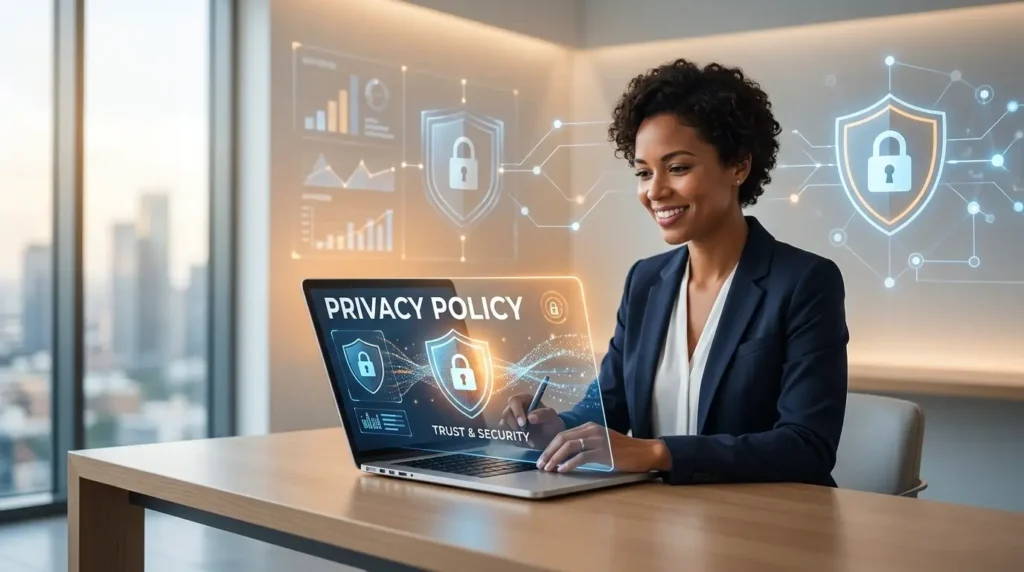 Privacy Policy 1 Privacy policy document icon representing data protection and user privacy