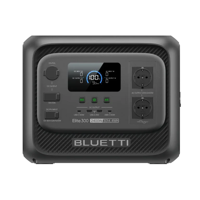 bluetti elite 300 lifepo4 review 4 BLUETTI Elite 300 LiFePO4 power station unit, 3,014Wh capacity energy storage solution for off-grid power management.