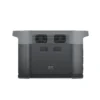 EcoFlow DELTA 2 Max side profile with dual extra battery expansion ports and cooling vents