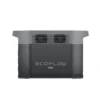 EcoFlow DELTA Max side housing with EcoFlow logo and dual heat dissipation fans