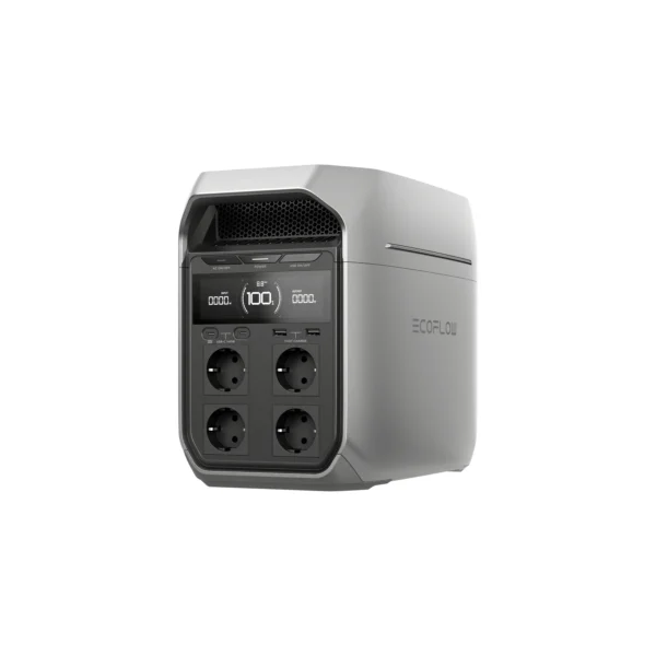EcoFlow DELTA 3 Portable Power Station Front View