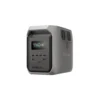EcoFlow DELTA 3 Portable Power Station - Front Isometric View EcoFlow DELTA 3 portable power station showing LCD screen and front USB ports