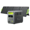 Alt Text: FOSSiBOT F1200 1200W Portable Power Station with Foldable Solar Panel Kit