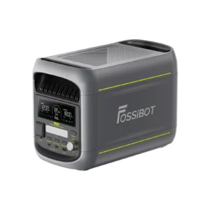 FOSSiBOT F1800 portable power station front view with LCD screen
