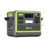 FOSSiBOT F2400 Green Edition Input Door Open showing AC Fast Charging and XT60 Solar Ports