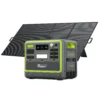 FOSSiBOT F2400 Green Power Station paired with Outdoor Foldable Solar Panel