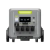 FOSSiBOT F3600 Pro Front Panel and EU Sockets Front control panel of the FOSSiBOT F3600 Pro featuring digital display screen, 220V-240V EU AC output sockets, and DC charging ports.